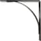 Ekena Millwork Morris Steel Bracket, Antiqued Warm Silver 3"W x 14"D x 14"H BKTM03X14X14MOAWS - alternate 2